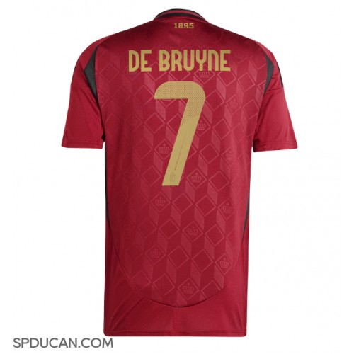 Muški Nogometni Dres Belgija Kevin De Bruyne #7 Domaci EP 2024 Kratak Rukav